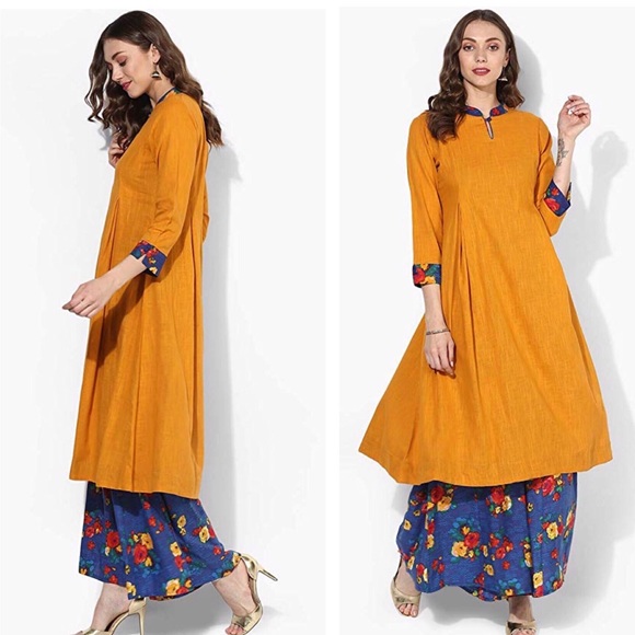 Tunic Dress With Palazzo Pant Two Piece Set K1 - Picture 2 of 2